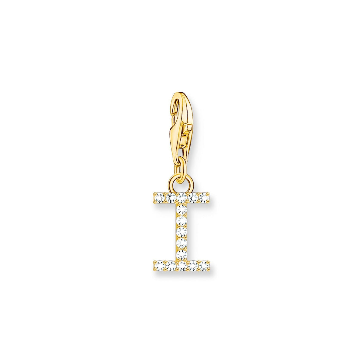 THOMAS SABO Charm Pendant Letter I Gold Plated