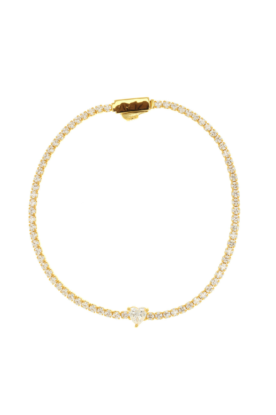 Georgini Sweetheart Tennis Bracelet Gold 18cm