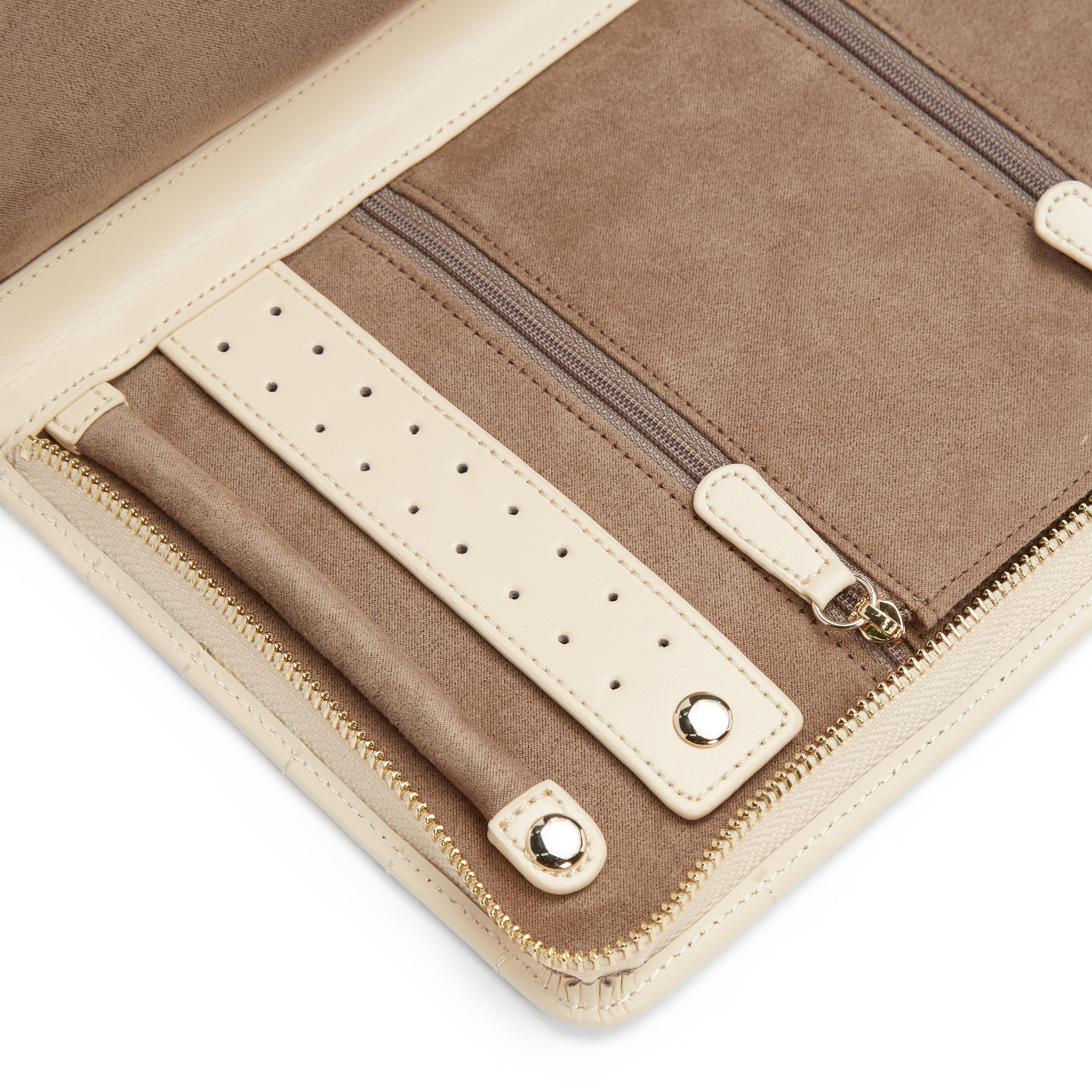 Wolf Caroline Large Jewellery Portfolio Ivory