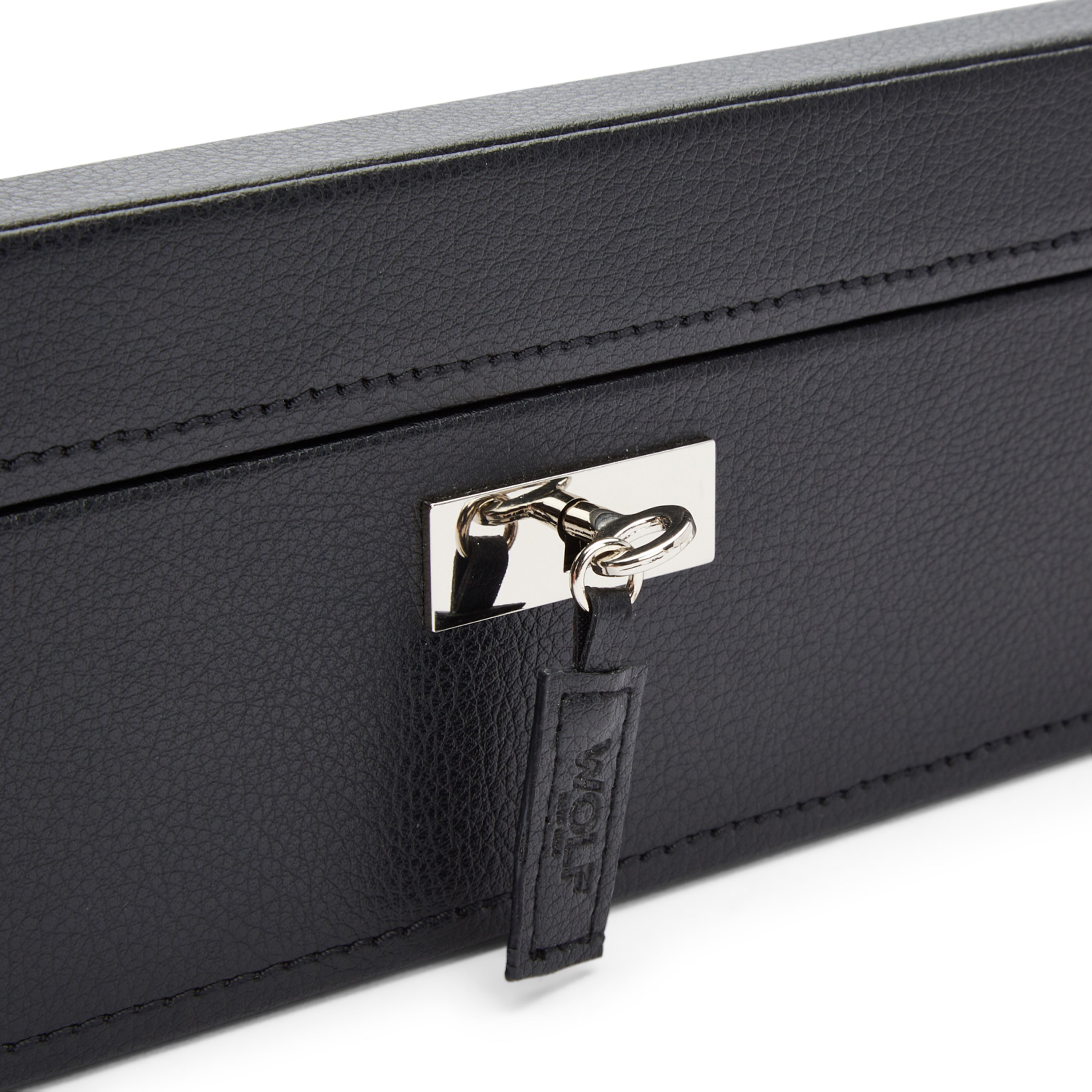 Wolf Roadster 10 Pc Watch Box Black