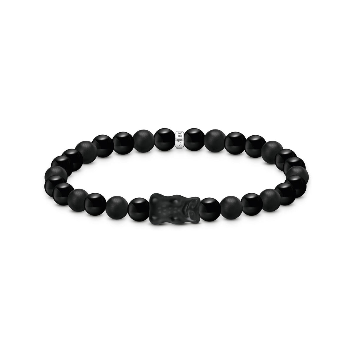 THOMAS SABO Bead Bracelet with Black Goldbear