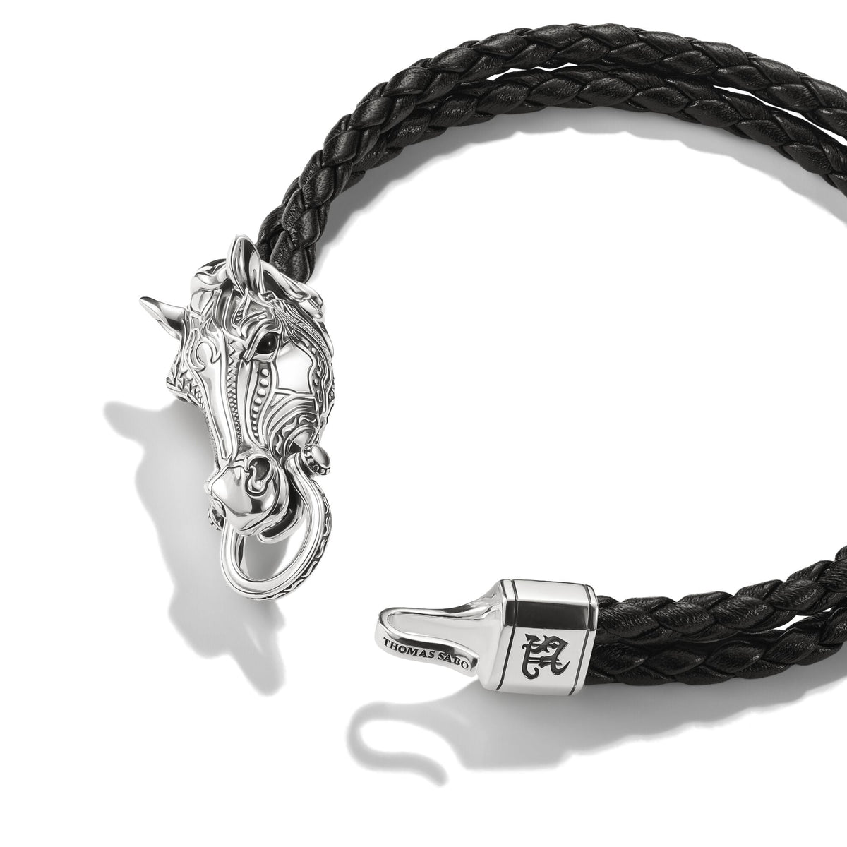 THOMAS SABO Leather Bracelet with Horse Head