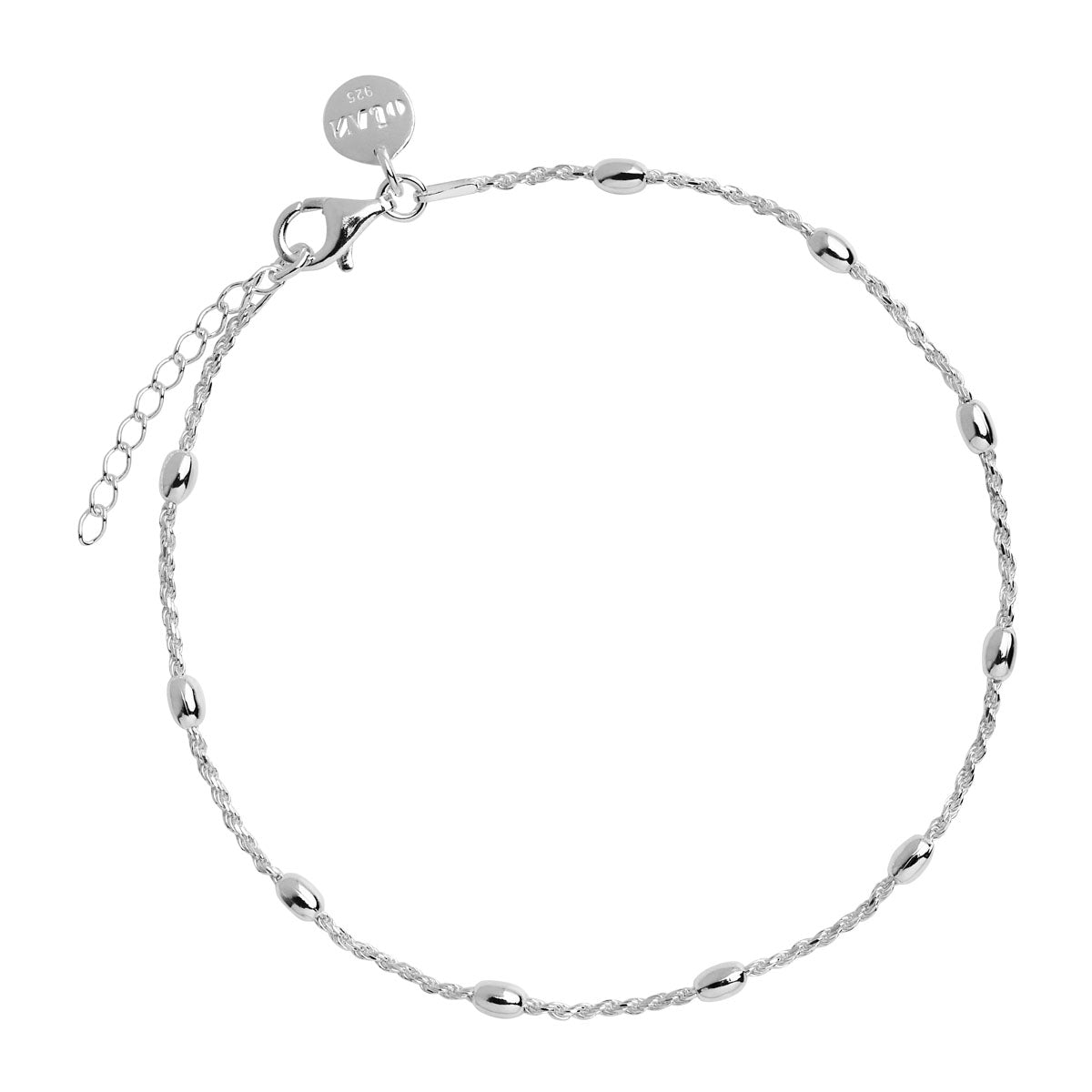 NAJO Cassiopeia Silver Anklet (23cm+ext)