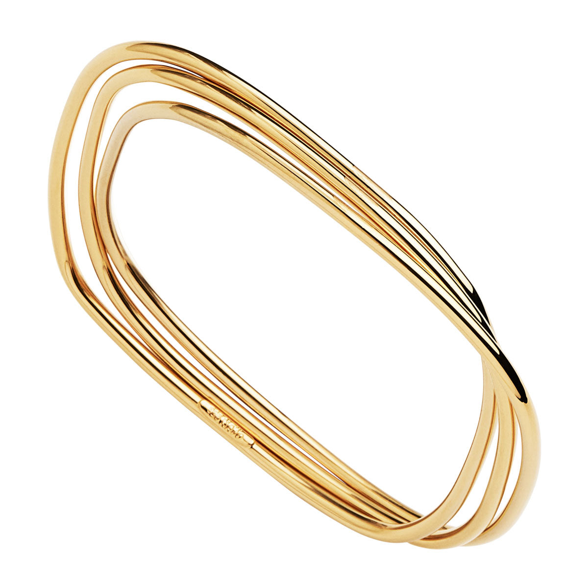 NAJO Galaxy Yellow Gold Bangle (65mm)