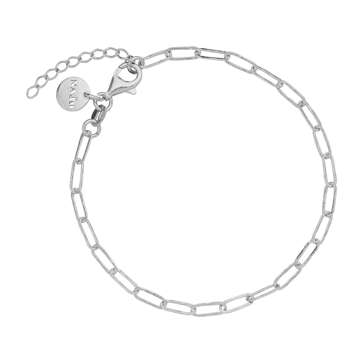 NAJO Rivi?re Silver Bracelet (18.5cm+ext)