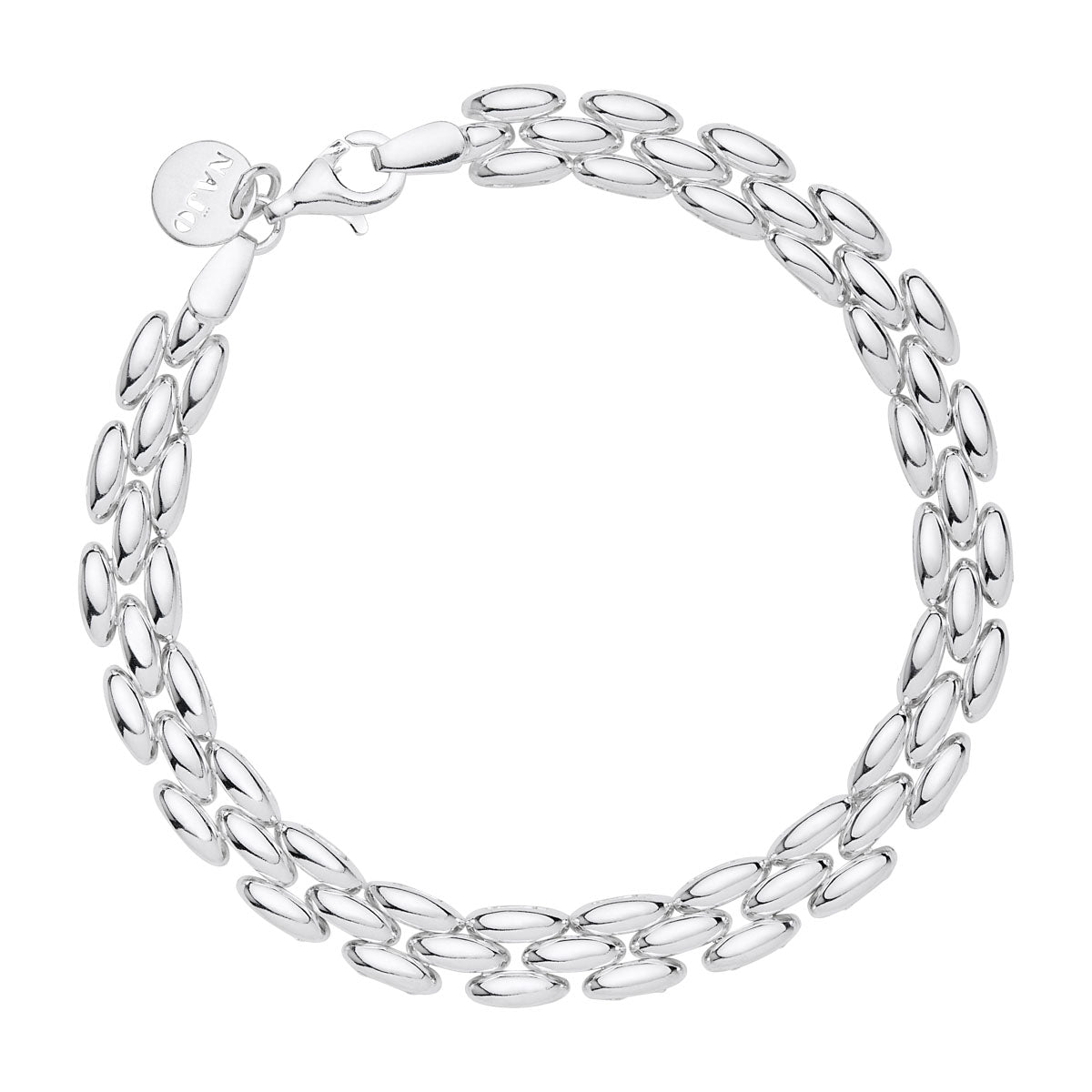 NAJO Bisous Silver Bracelet (18.5cm+ext)