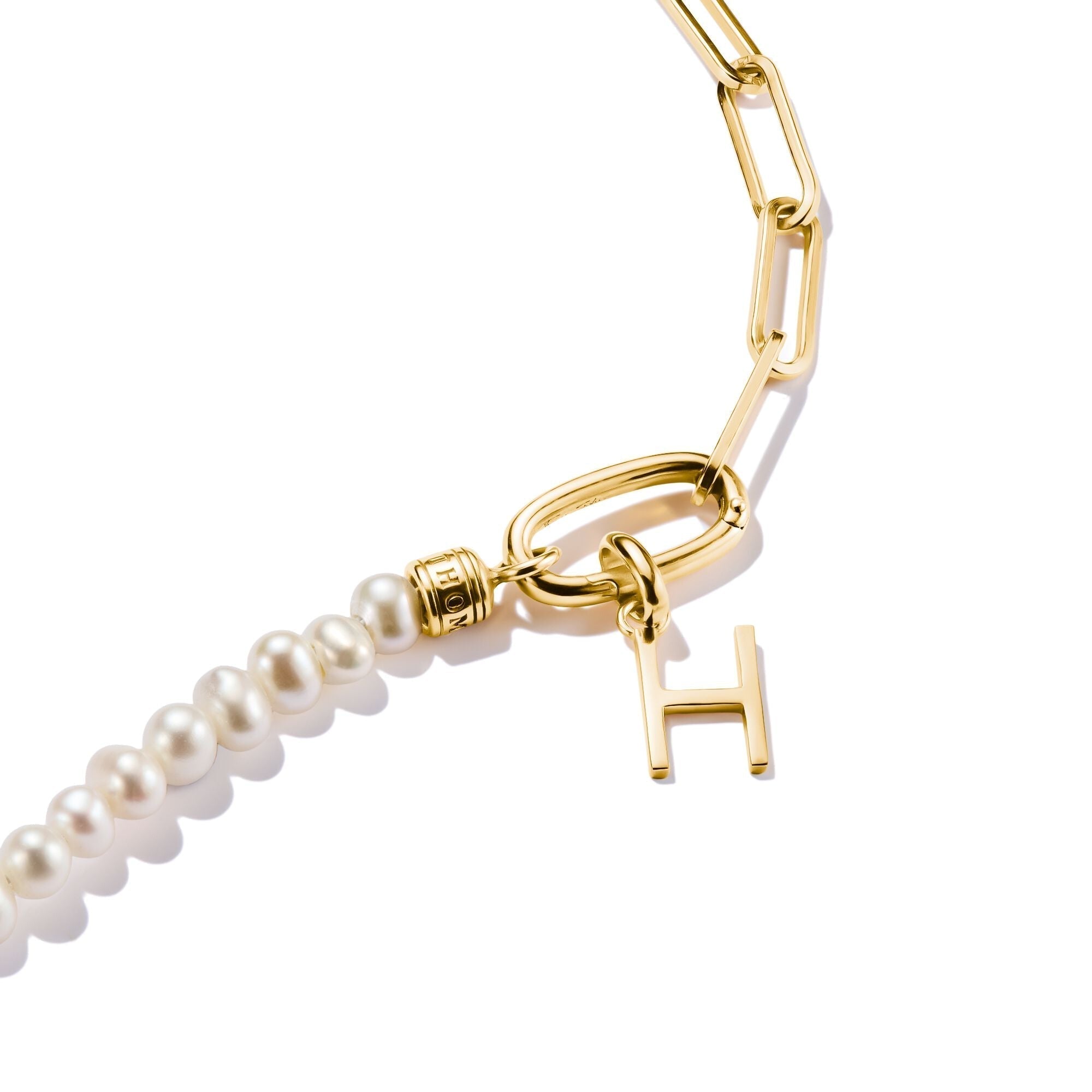 THOMAS SABO Connect Charm letter H Gold