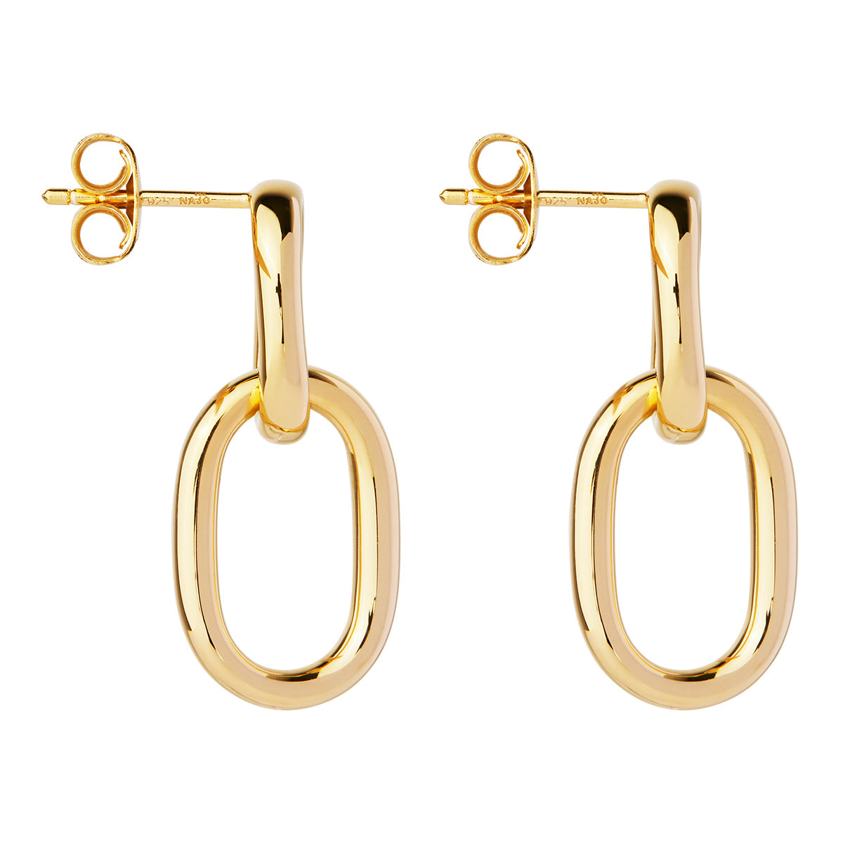 NAJO Mermaid Yellow Gold Earrings