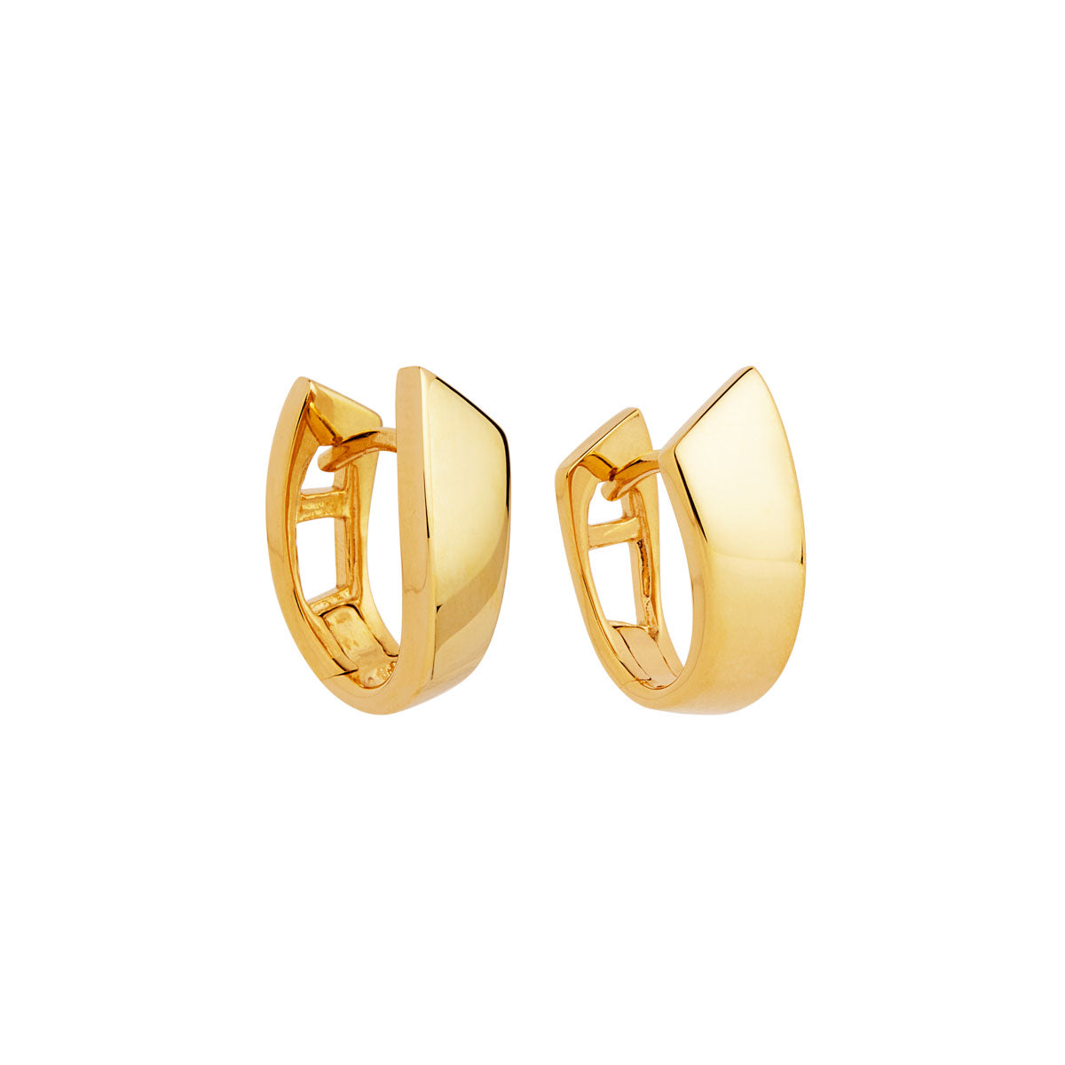 NAJO Versailles Yellow Gold Huggie Earrings