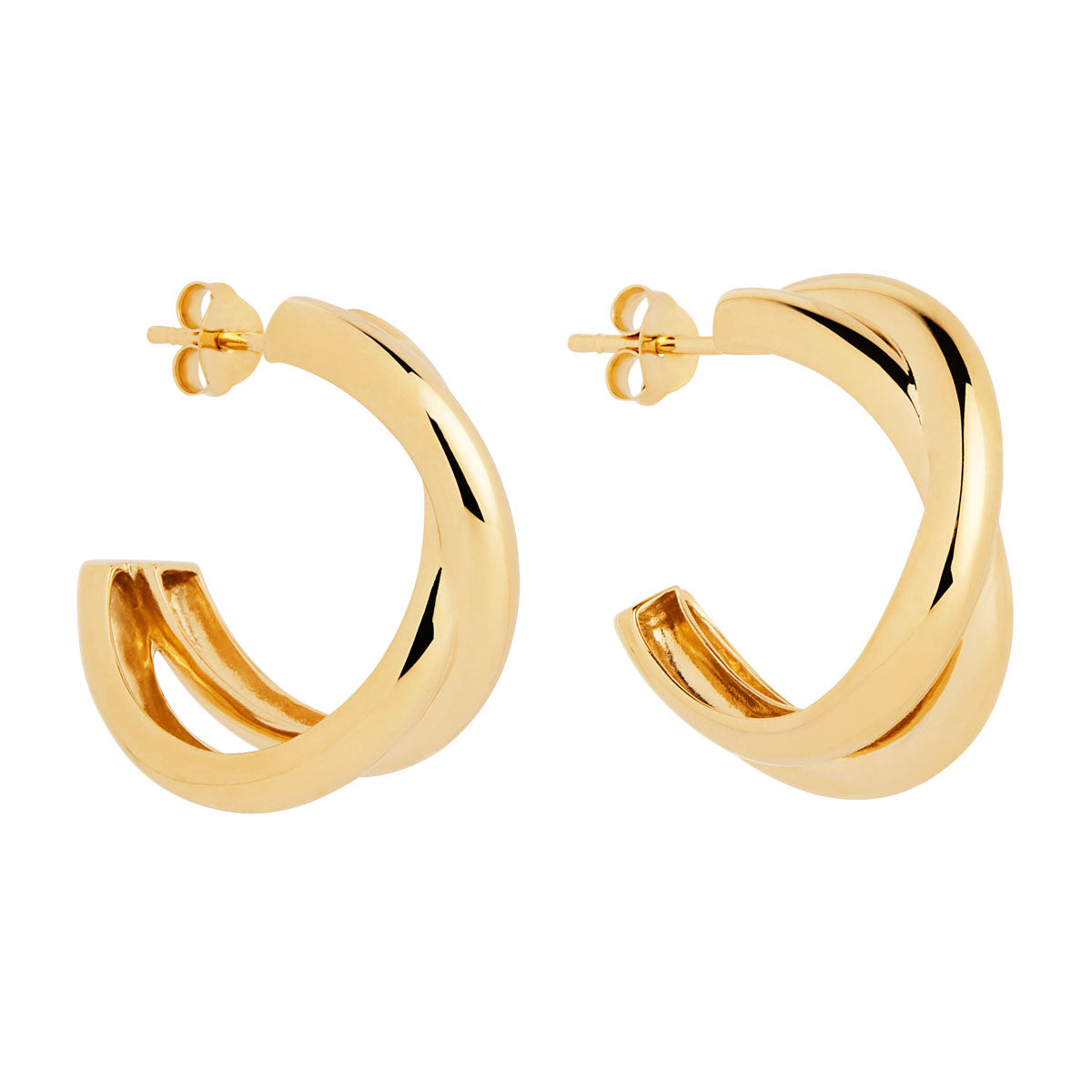 NAJO Caf? Yellow Gold Earrings