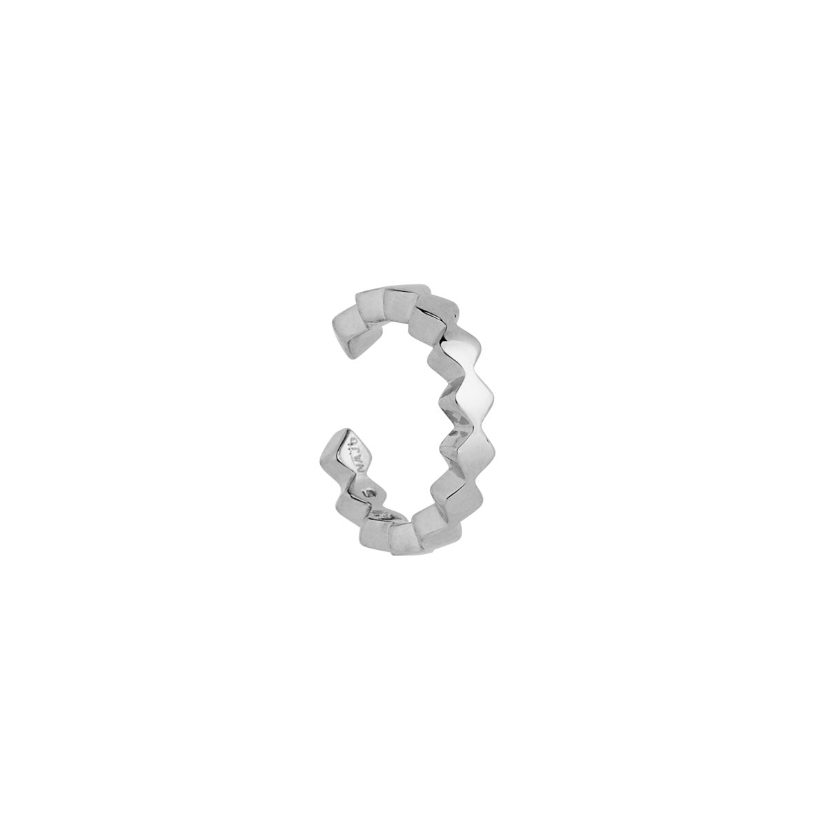 NAJO Lattice Silver Ear Cuff