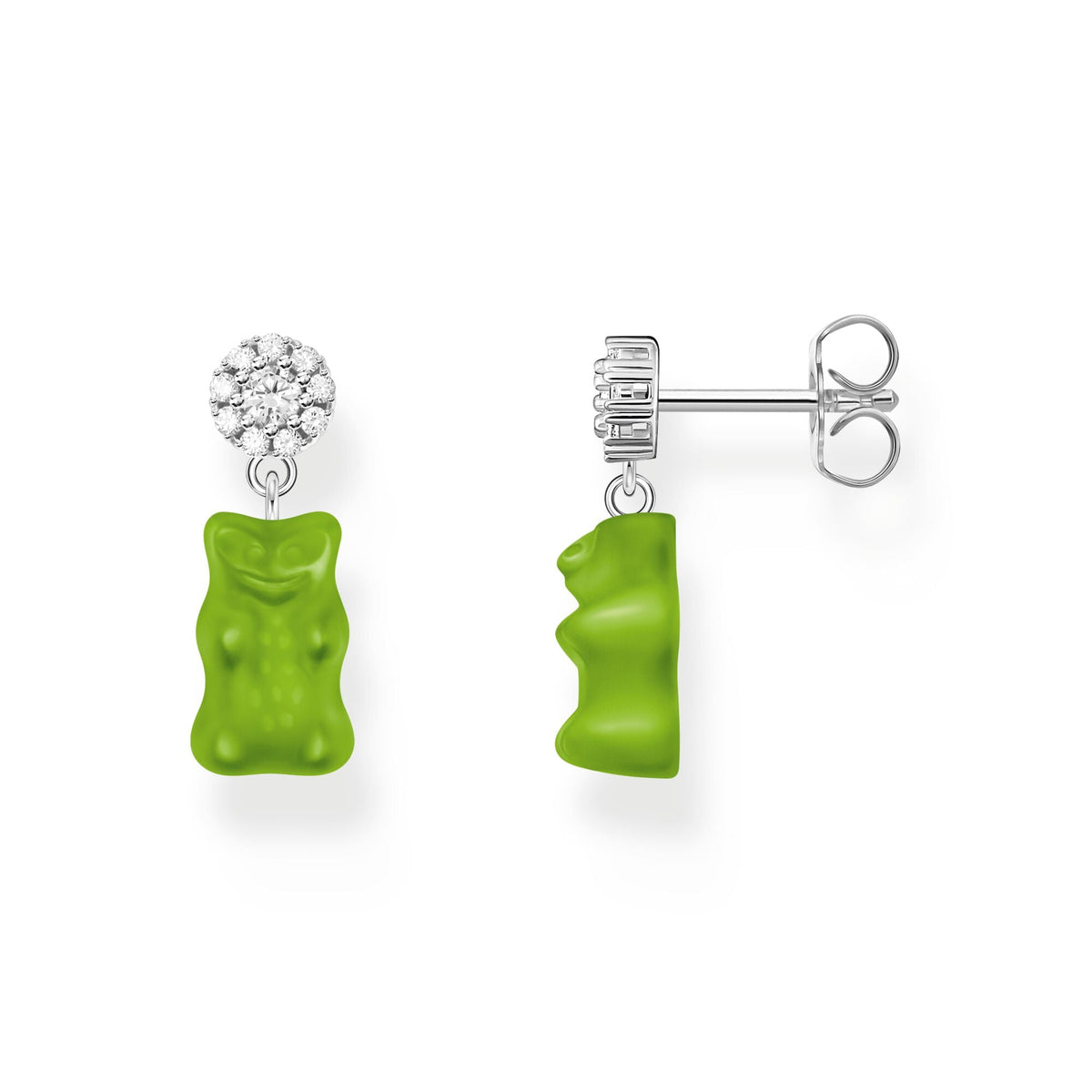 THOMAS SABO Ear Studs with Green Goldbears
