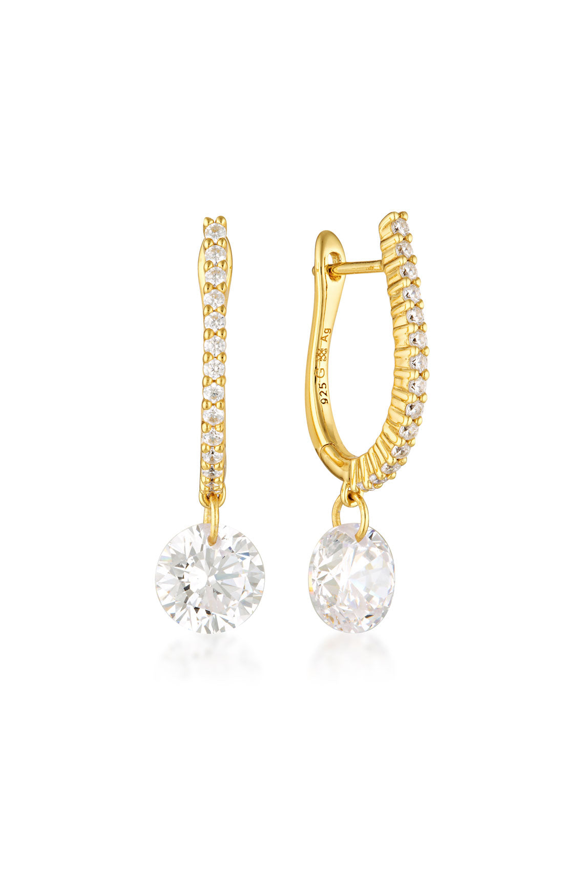 Georgini Mirage Mossman Earrings Gold