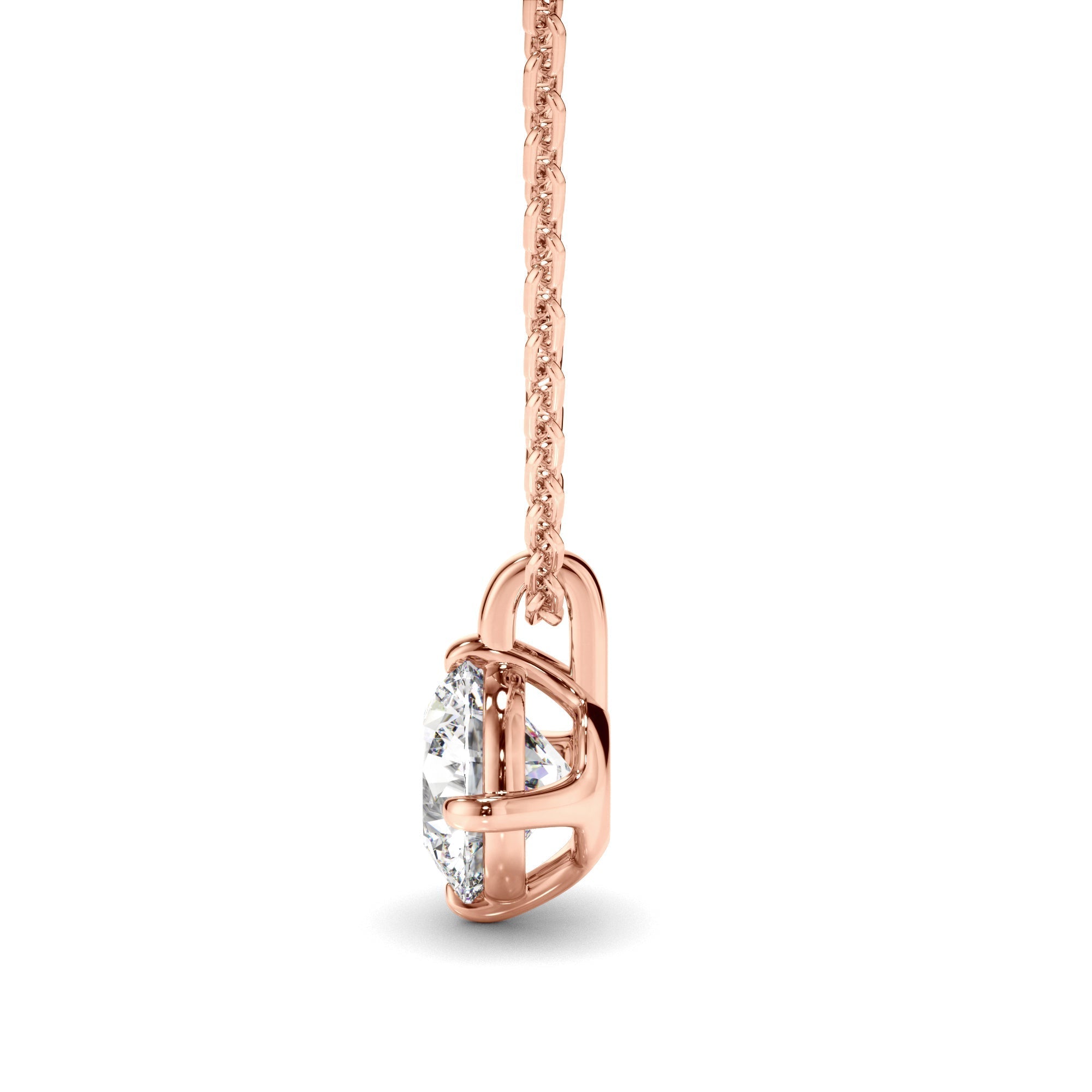 Round Brilliant Cut Diamond Pendant