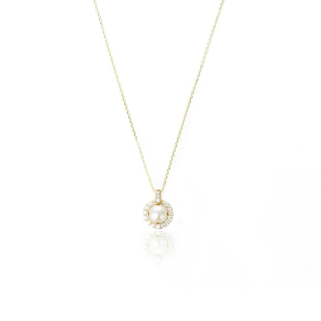 Georgini Oceans Tasman Freshwater Pearl Pendant Gold