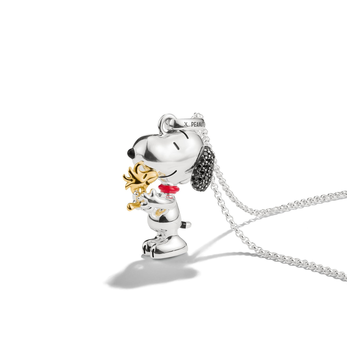 THOMAS SABO Snoopy & Woodstock Pavé PEANUTS Necklace