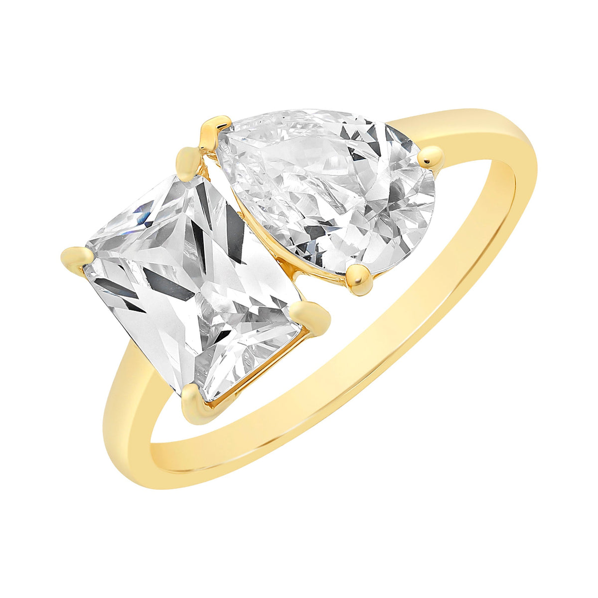9ct Gold Cubic Zirconia Ring