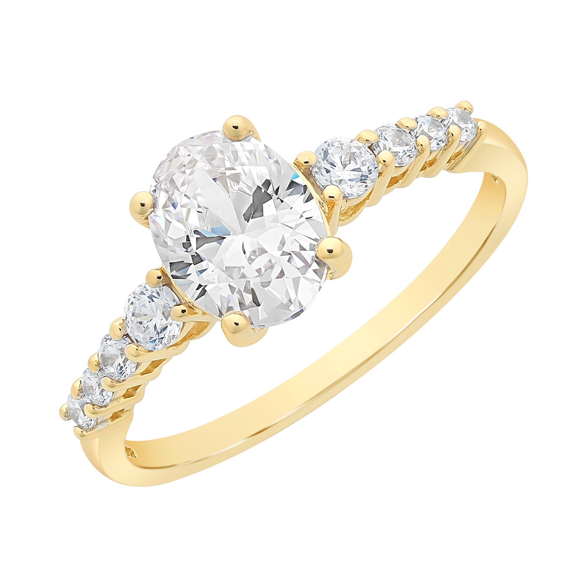 9ct Gold Cubic Zirconia Ring