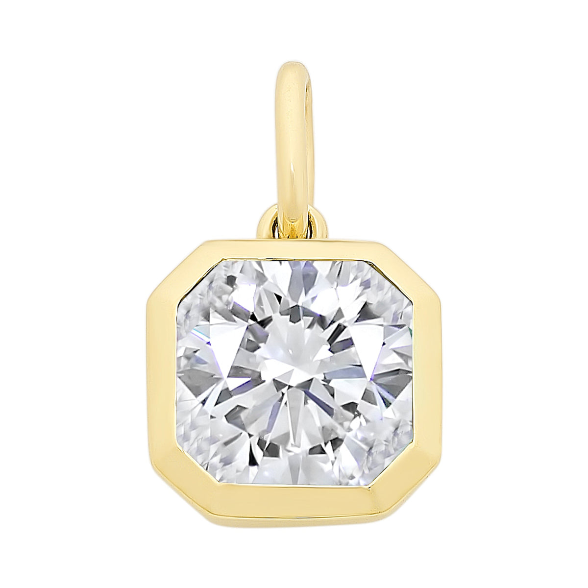 9ct Gold Cubic Zirconia Pendant