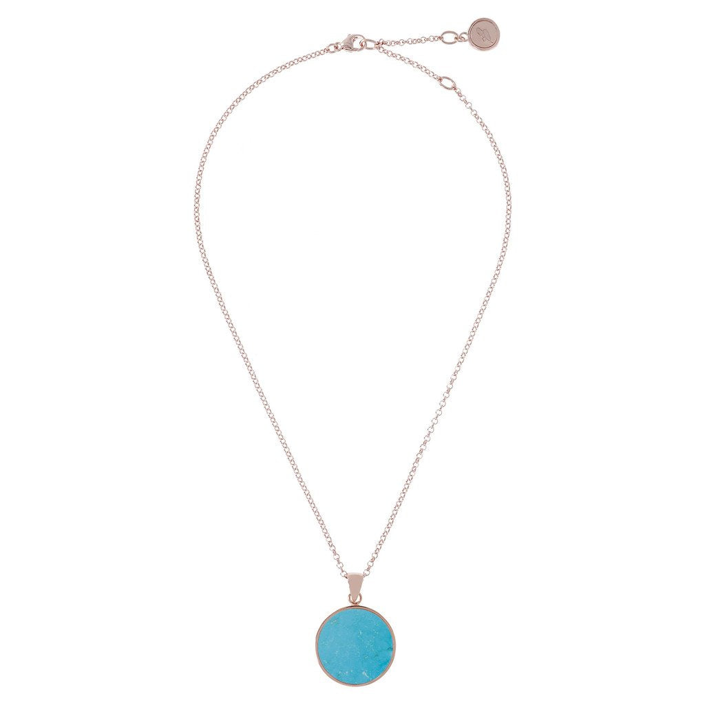 Bronzallure Magnesite Disc Necklace