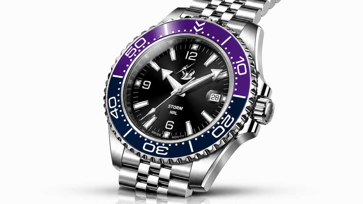 Melbourne Storm ClubMaster Gameday — Official NRL Licensed Watch
