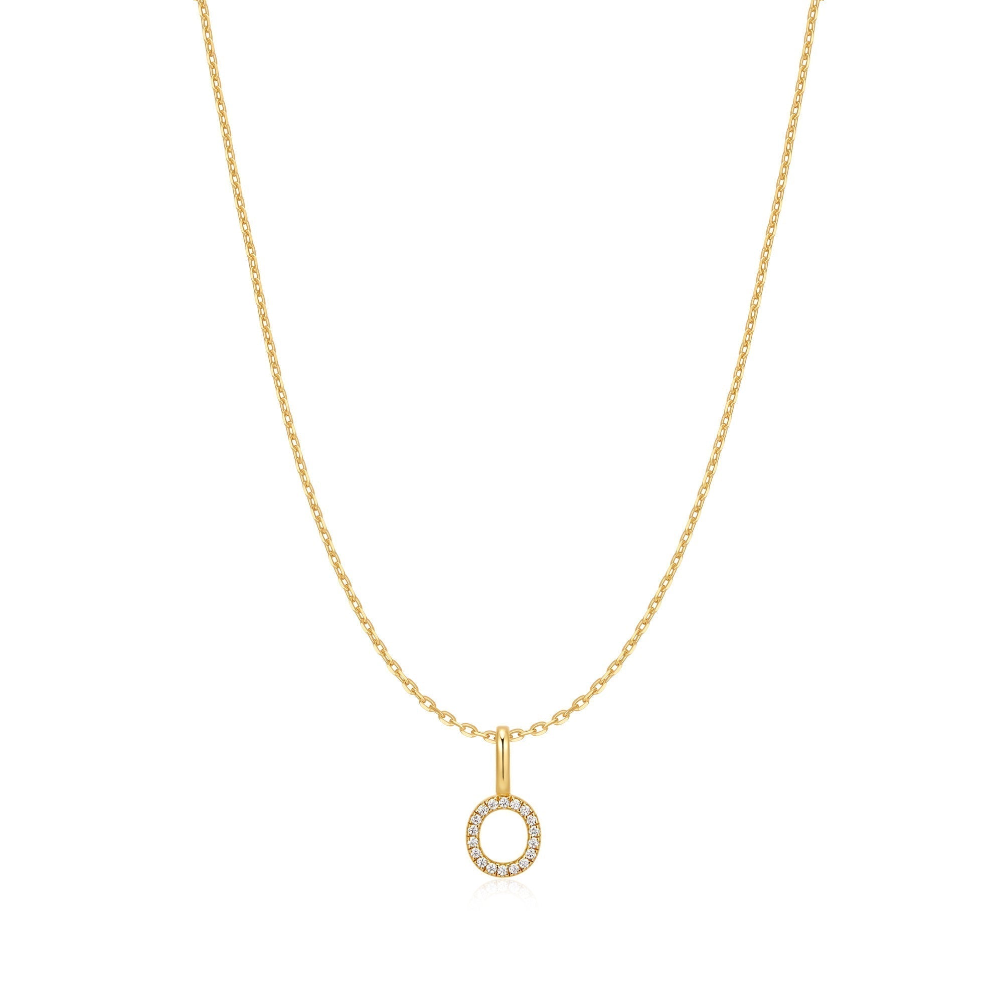 Ania Haie Gold Letter O Initial Necklace