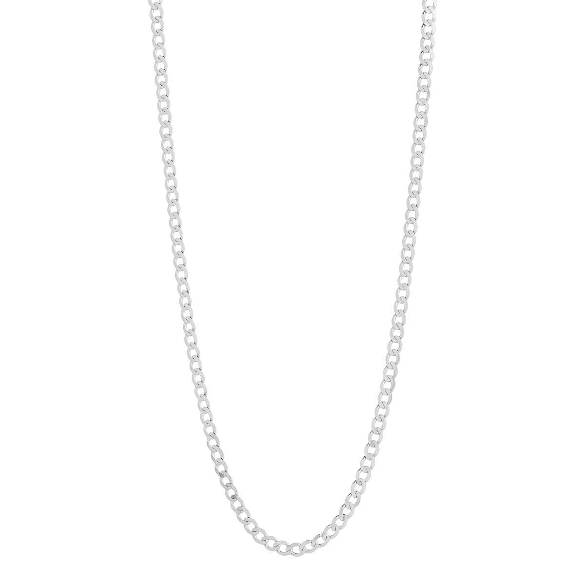 NAJO Marchioness Silver Chain Necklace (45cm+ext)