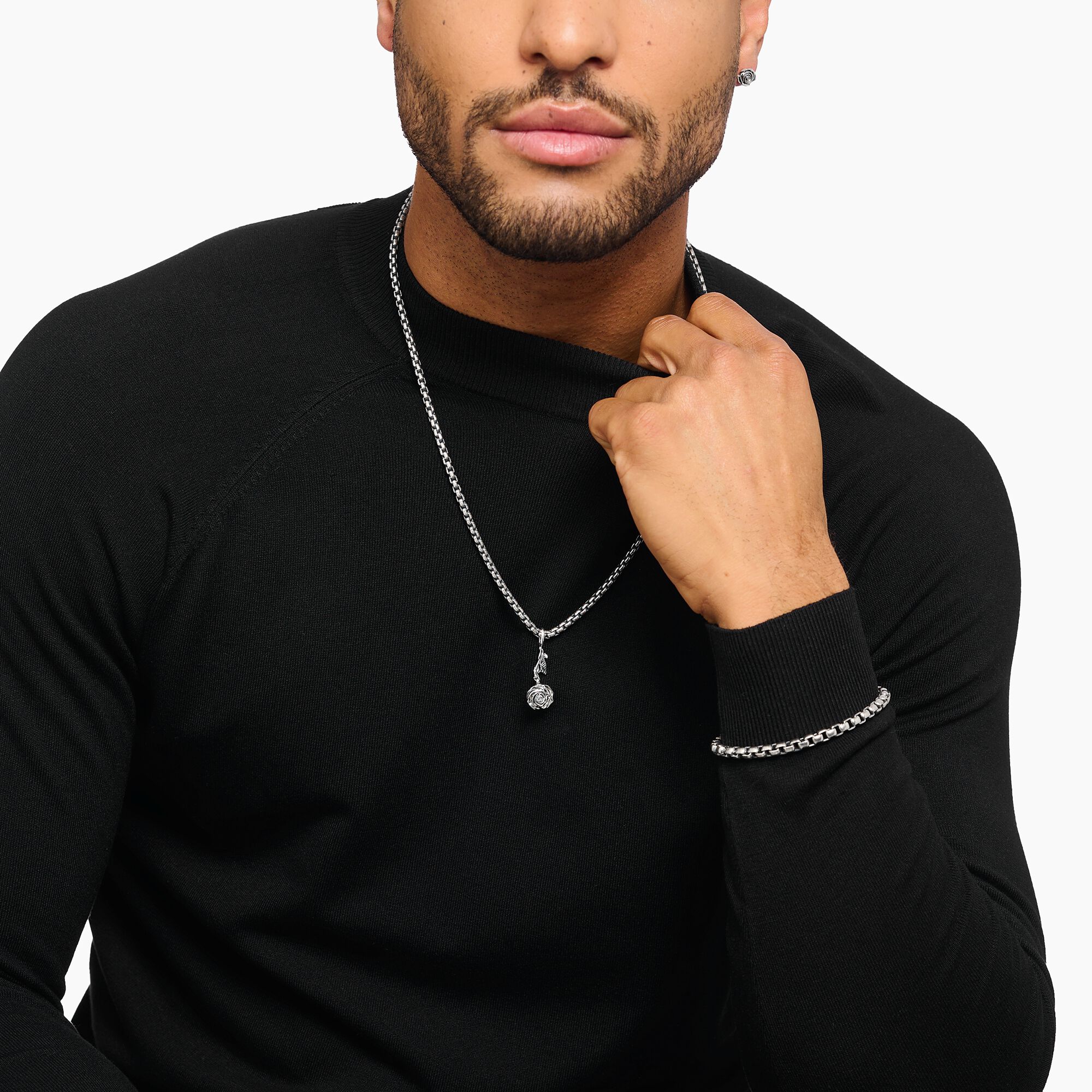 THOMAS SABO Midnight Rose Pendant