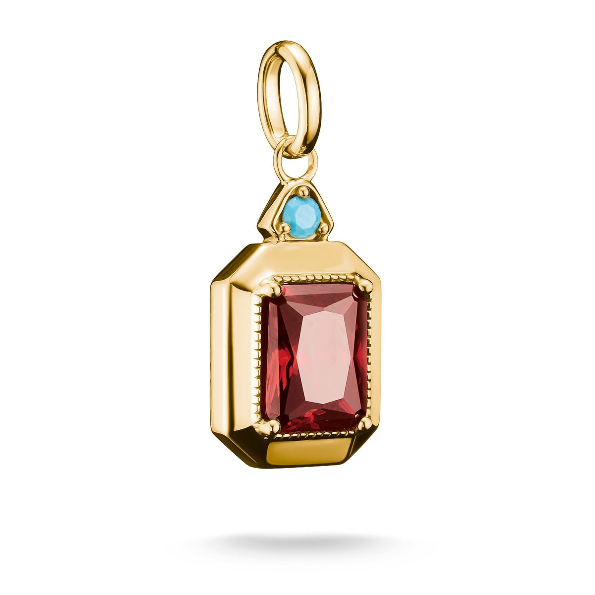 THOMAS SABO Octagon Pendant with Red Zirconia Stone Elyndra