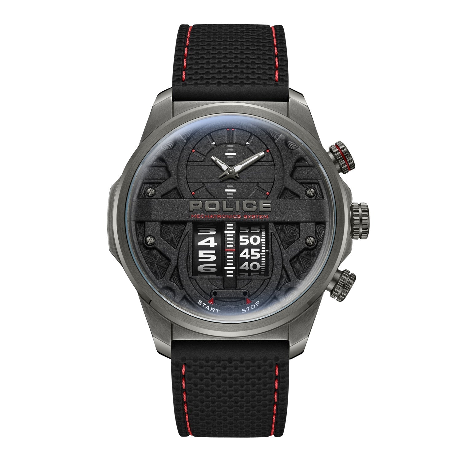Mens police watches new arrivals
