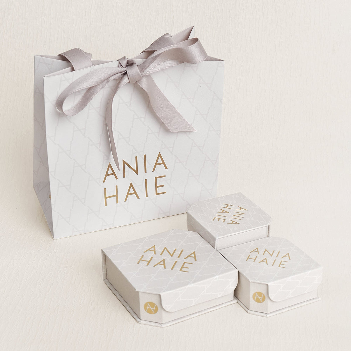 Ania Haie Silver Sparkling Bezel Cubic Zirconia Station Necklace