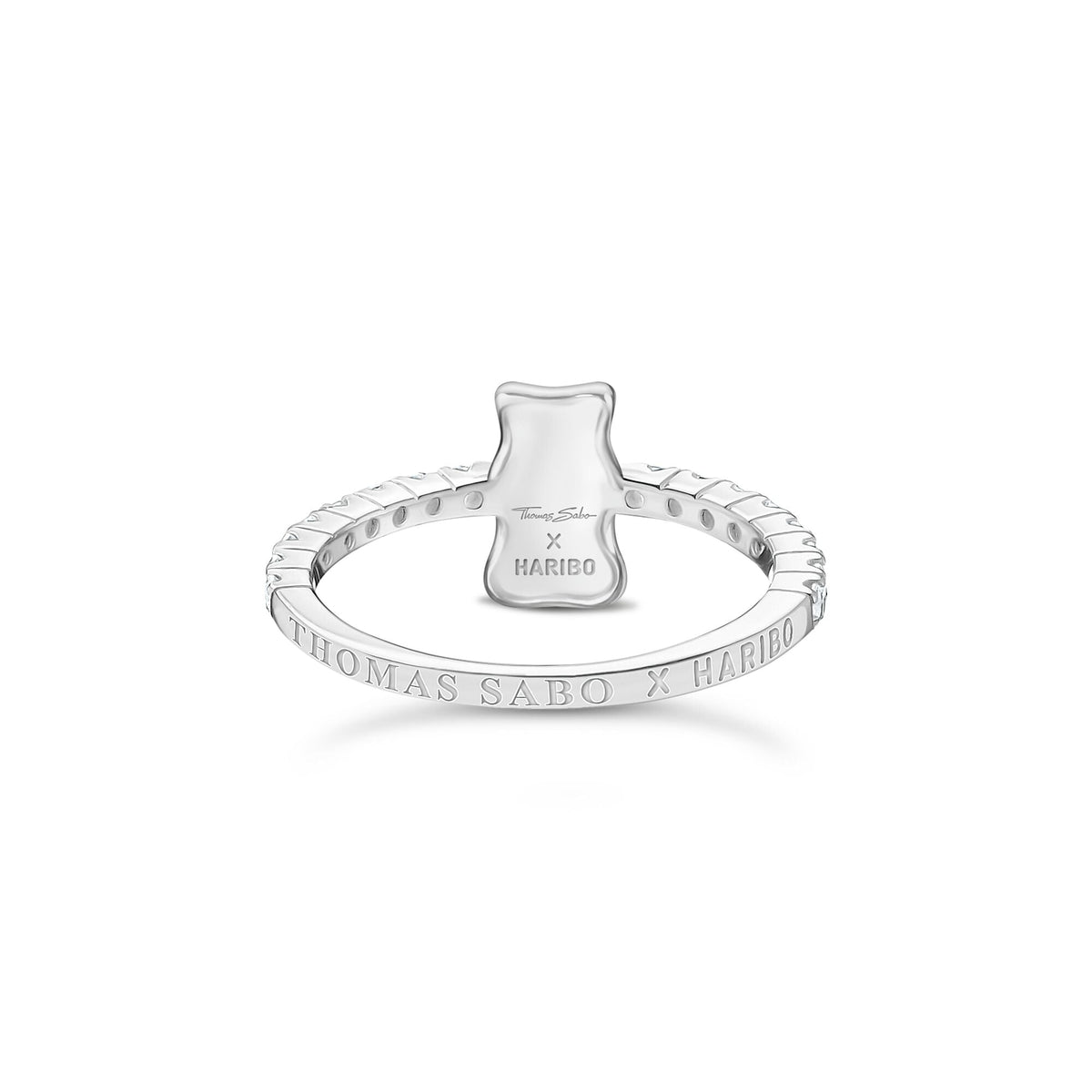 THOMAS SABO Ring with Silver HARIBO goldbear and zirconia