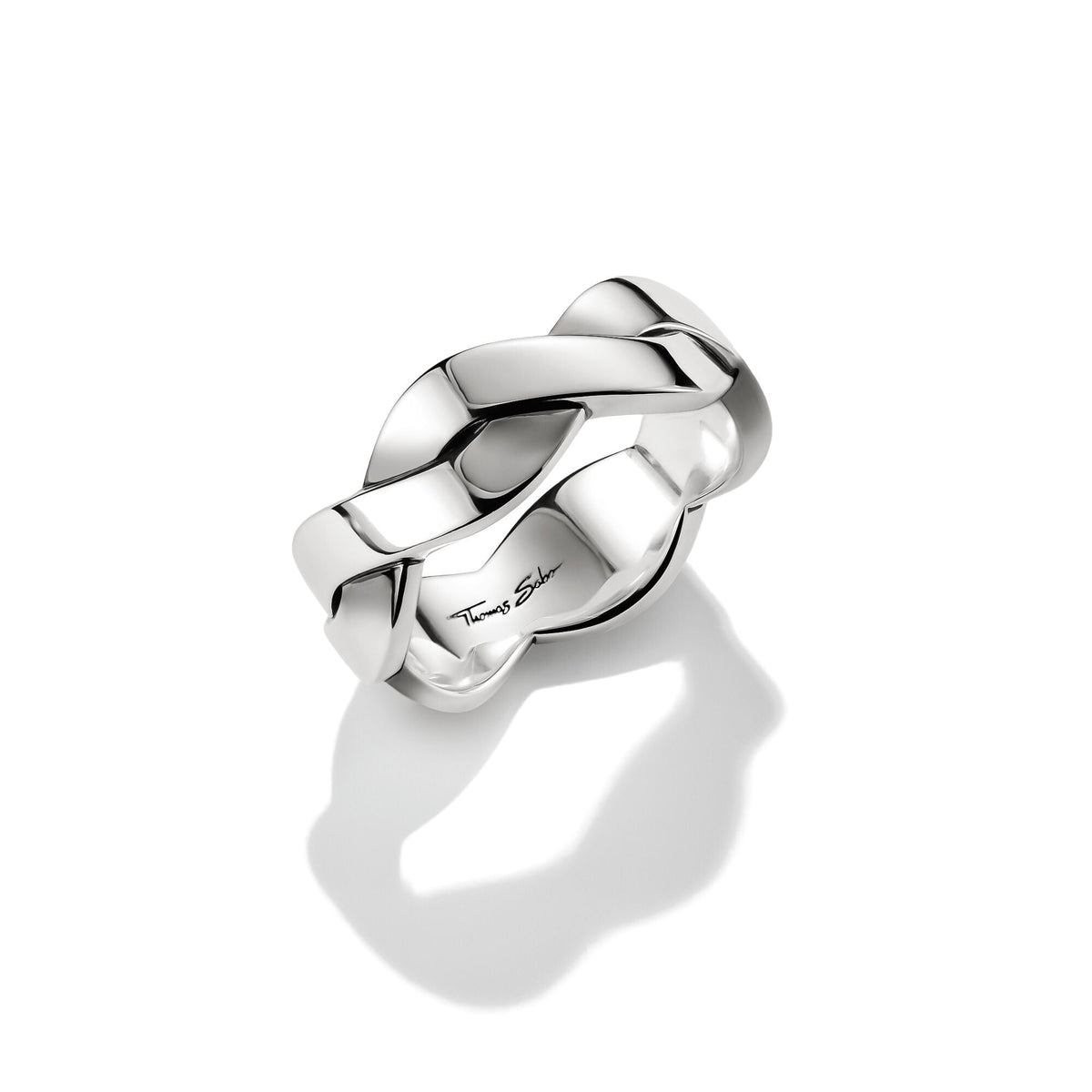 THOMAS SABO Band Ring with Braided Structure