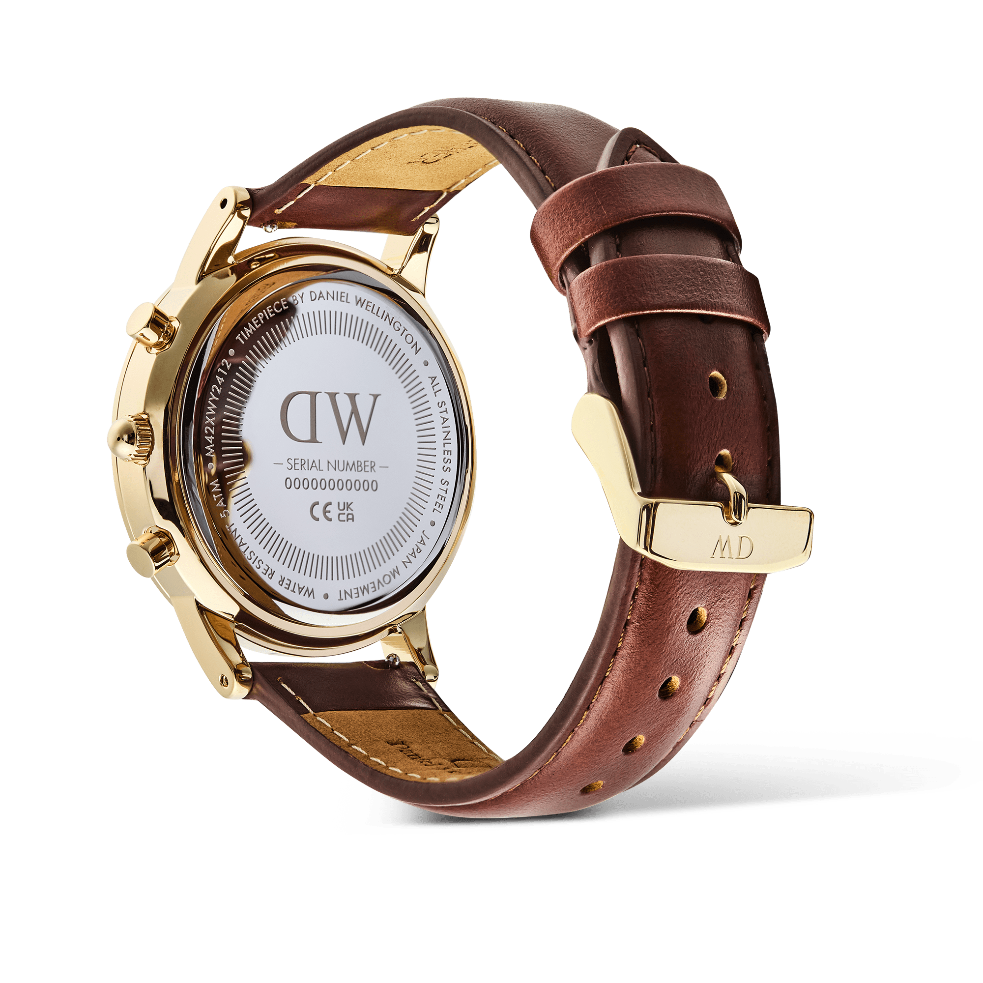 Daniel Wellington Iconic Chronograph St Mawes Emerald Panda Gold