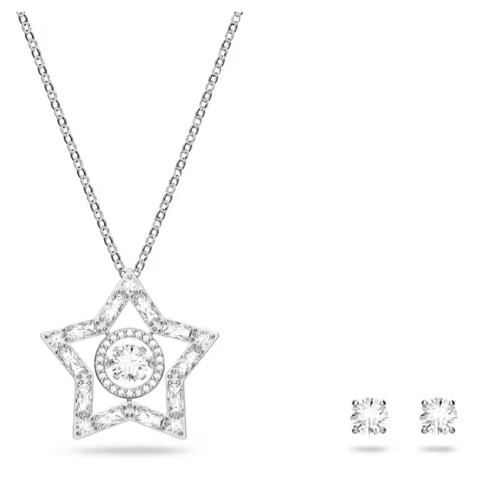 Swarovski pendant & earring set