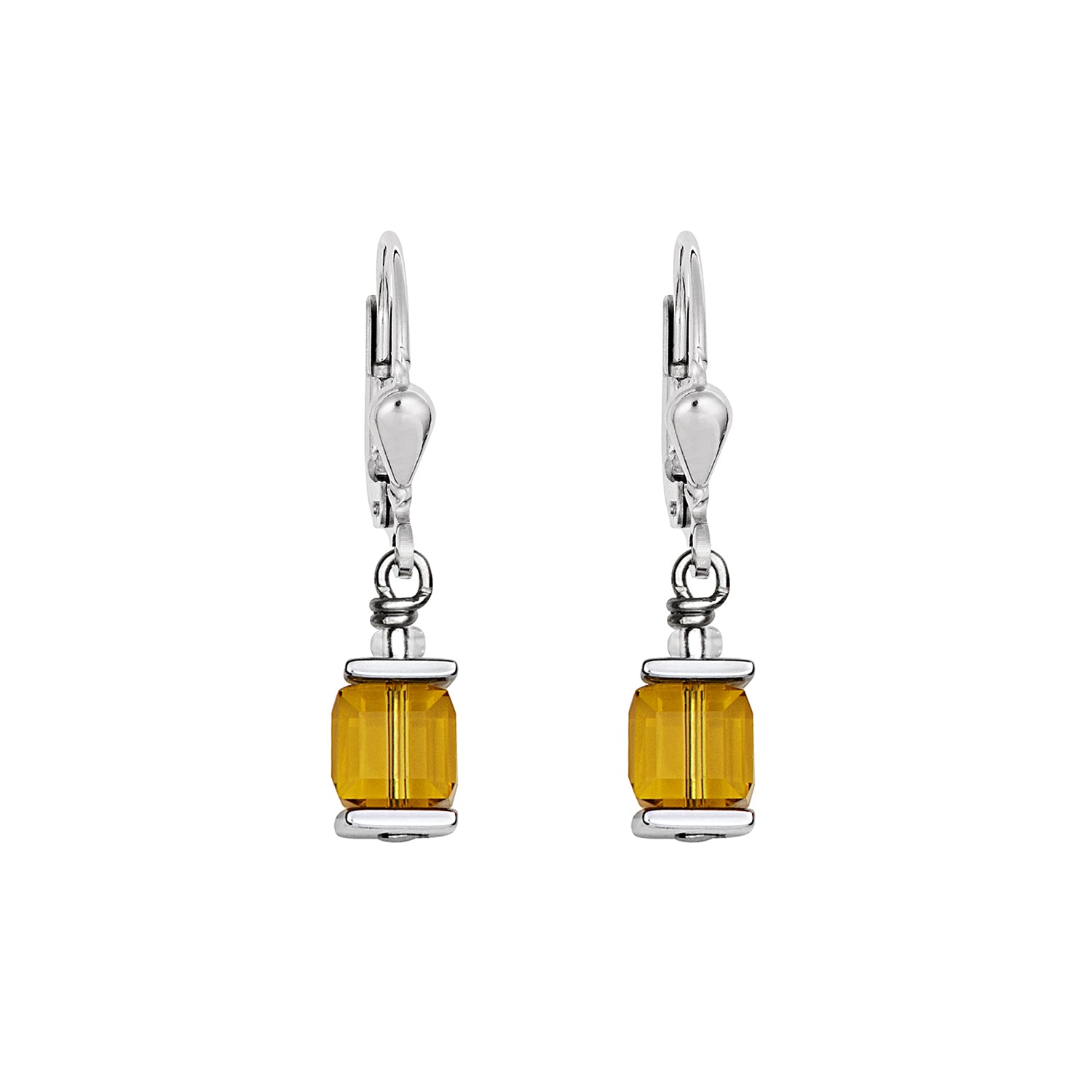 Coeur De Lion - Geo Cube Earrings (11 Colours)