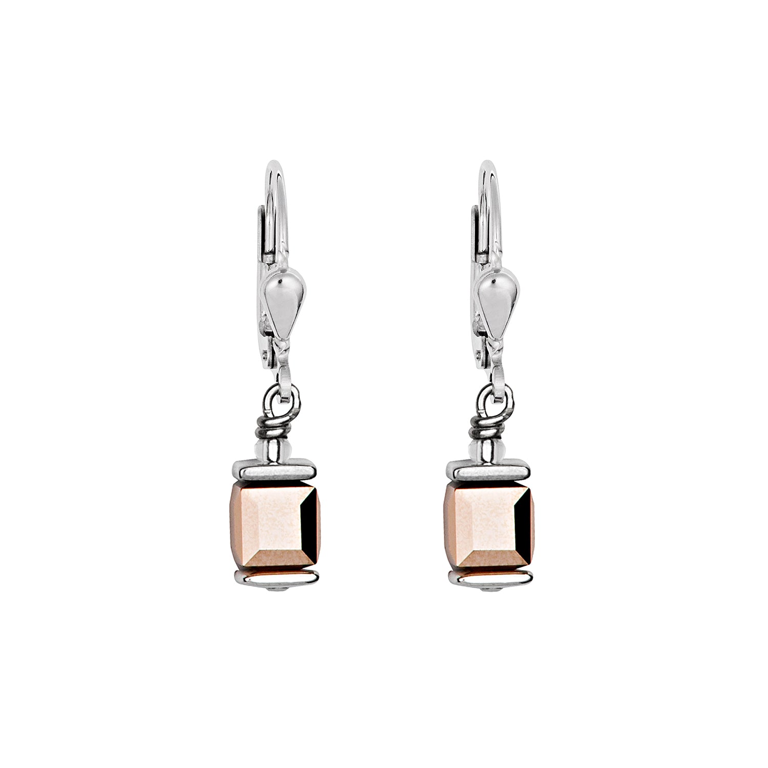Coeur De Lion - Geo Cube Earrings (11 Colours)