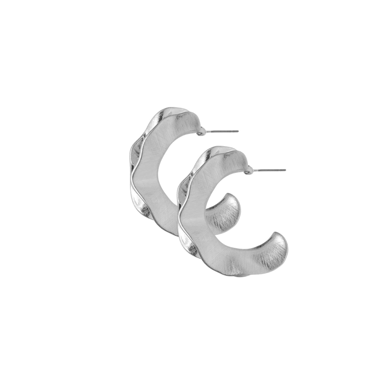 Dansk - Alaya Silver Plated Hoops