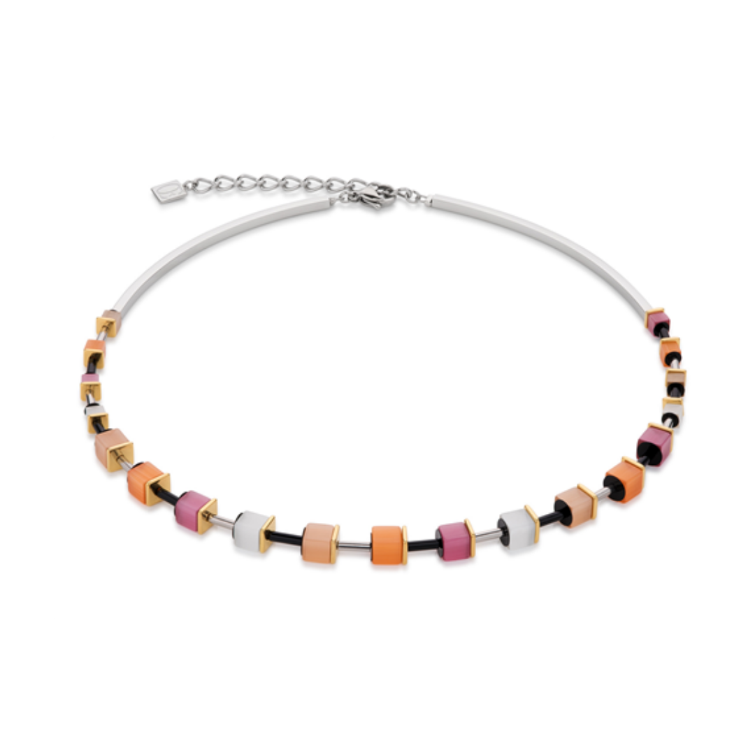 Coeur De Lion - Orange & Rose Necklace