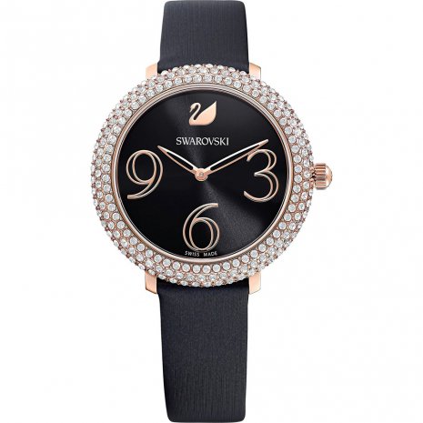 SWAROVSKI - Crystal Frost Watch Black Ladies Watch