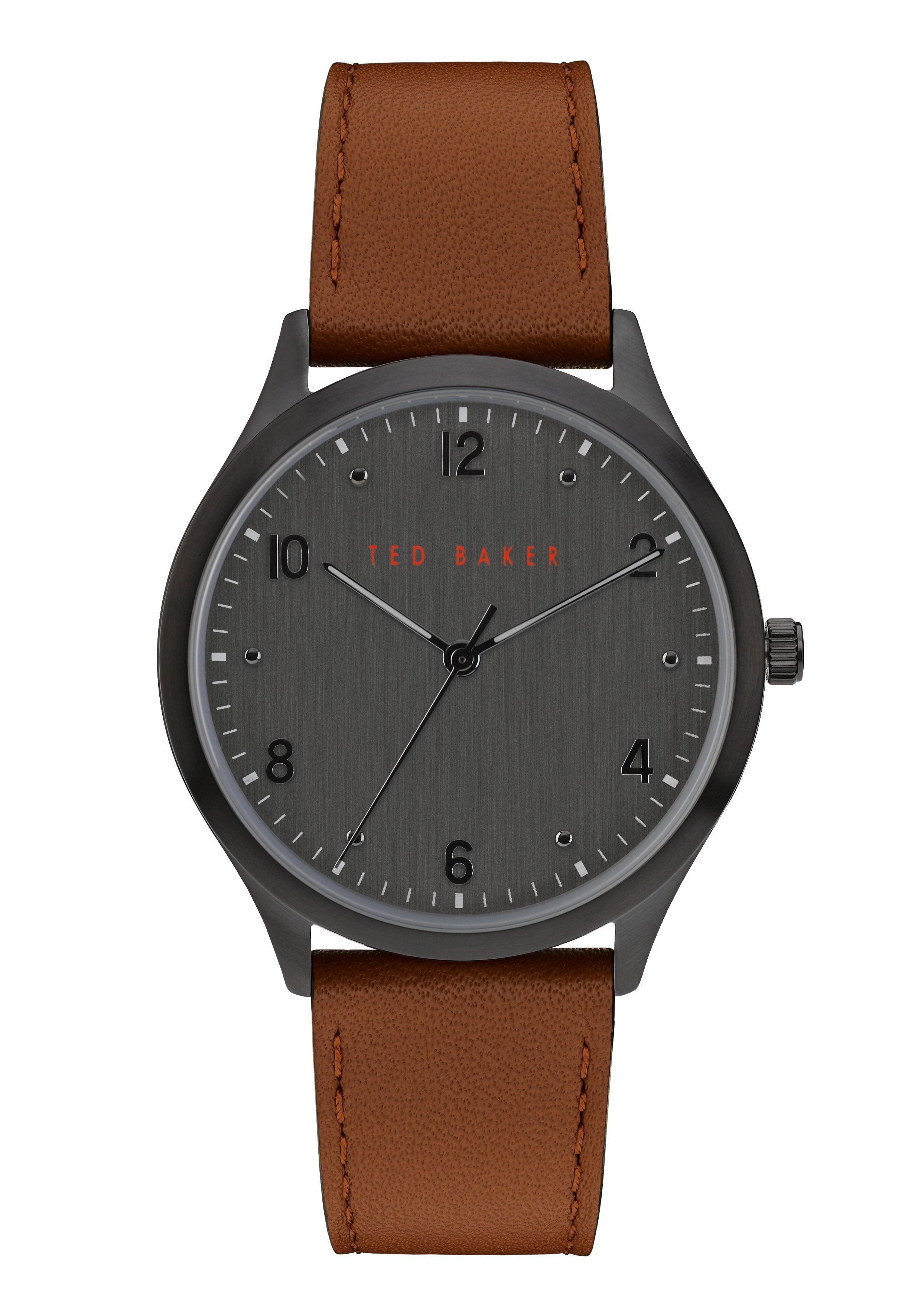 Ted Baker Manhatt Black Dial Brown Watch