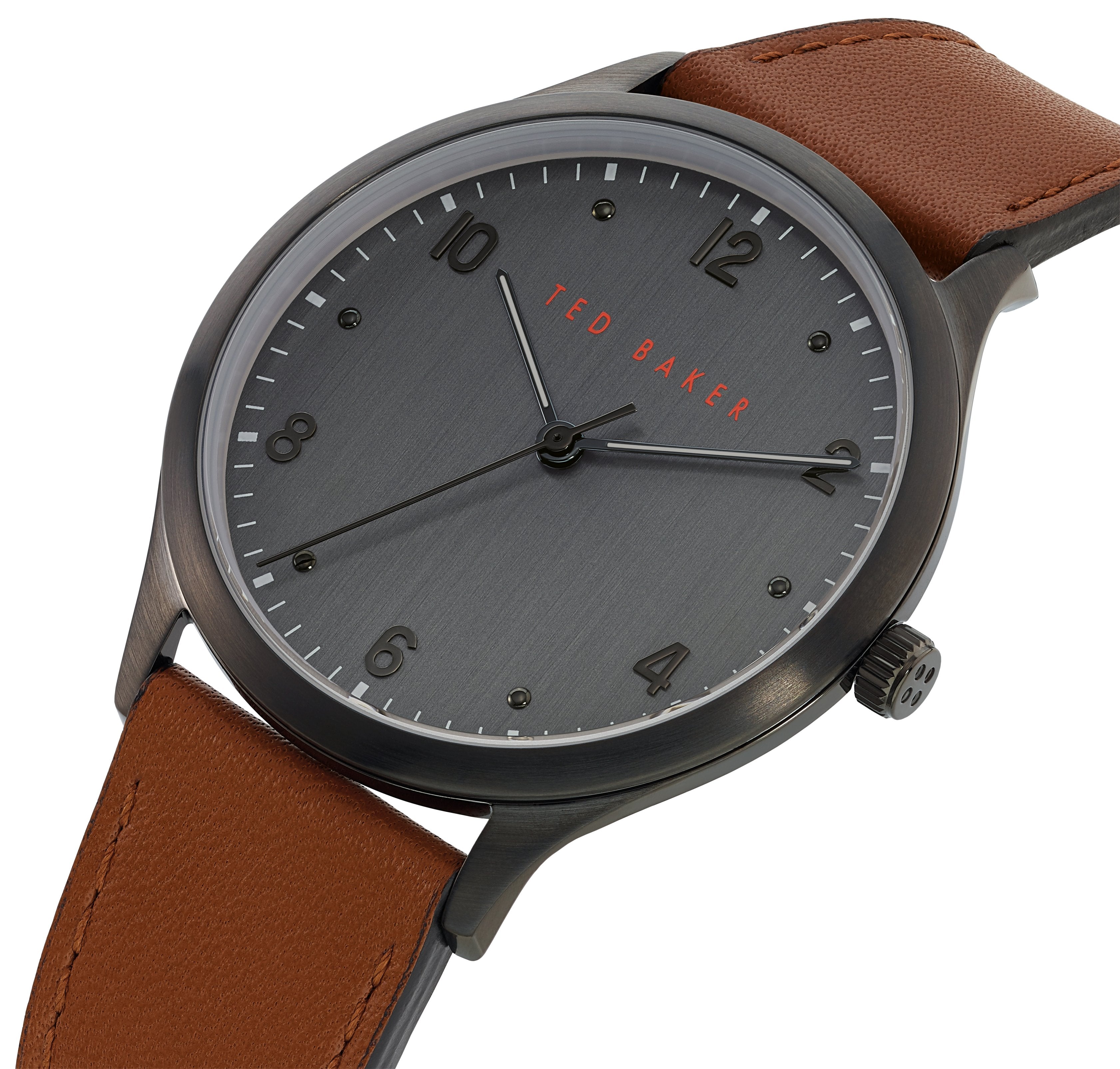 Ted Baker Manhatt Black Dial Brown Watch