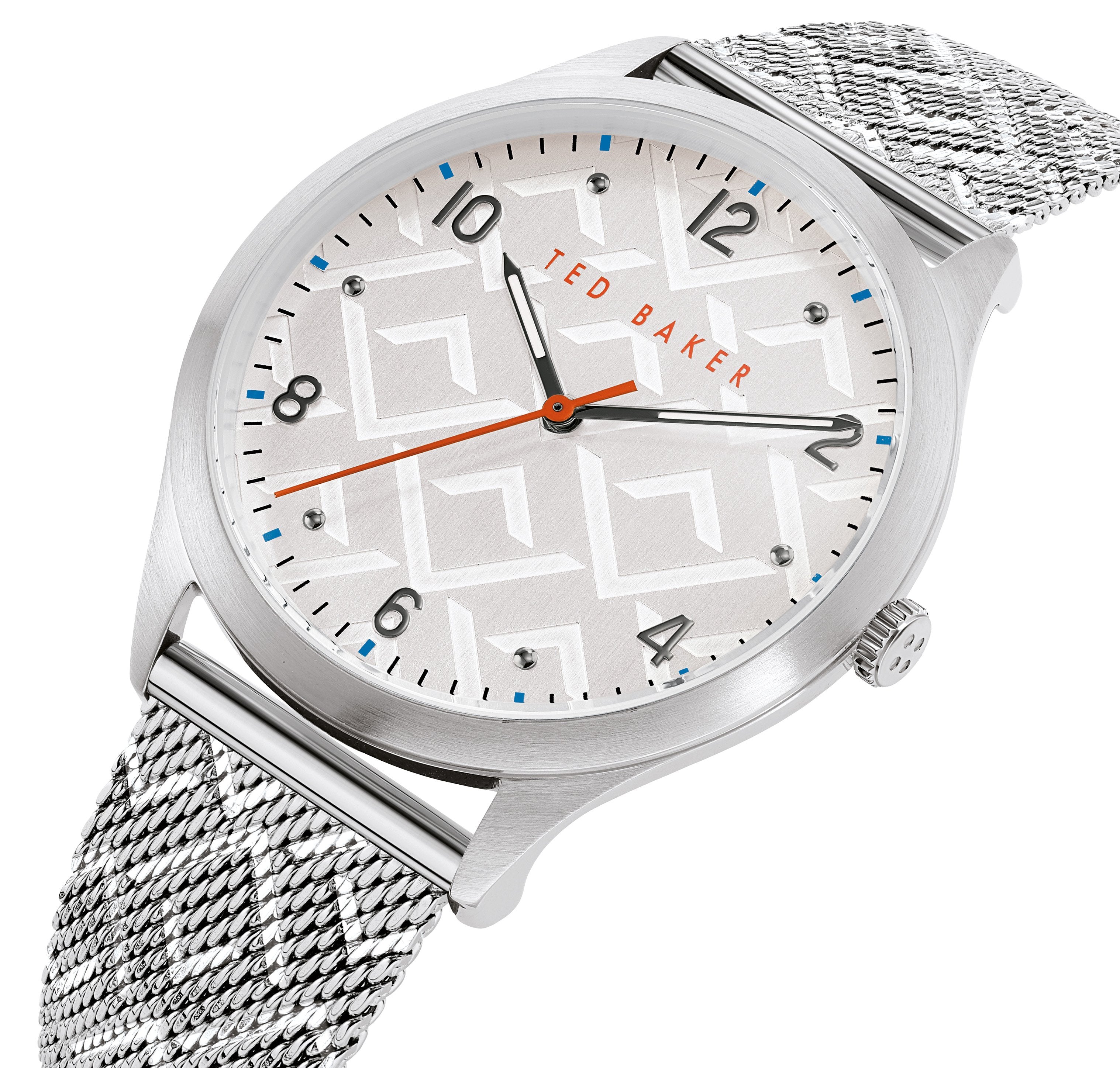 Ted Baker Manhatt Silver Mesh Watch