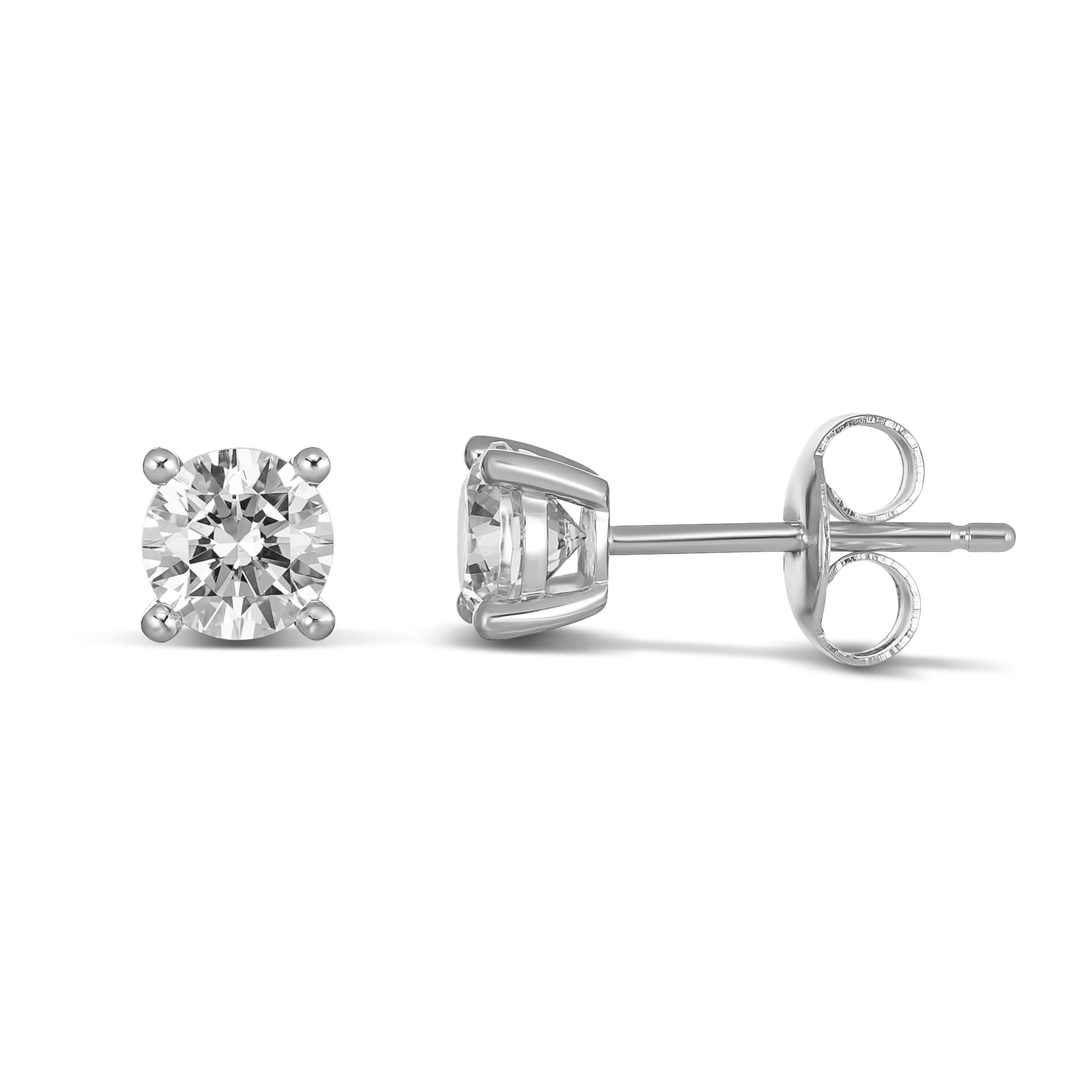 18ct White Gold 0.50ct Diamond Stud Earrings