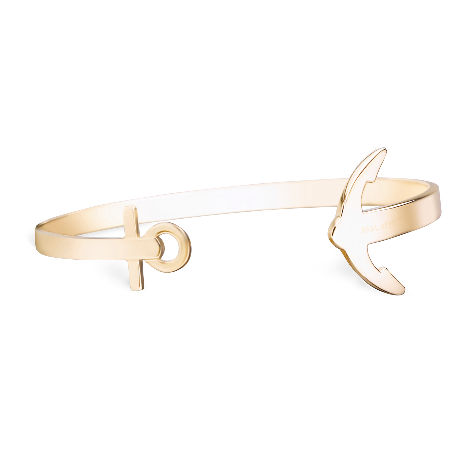Paul Hewitt Ancuff Gold Bracelet - S