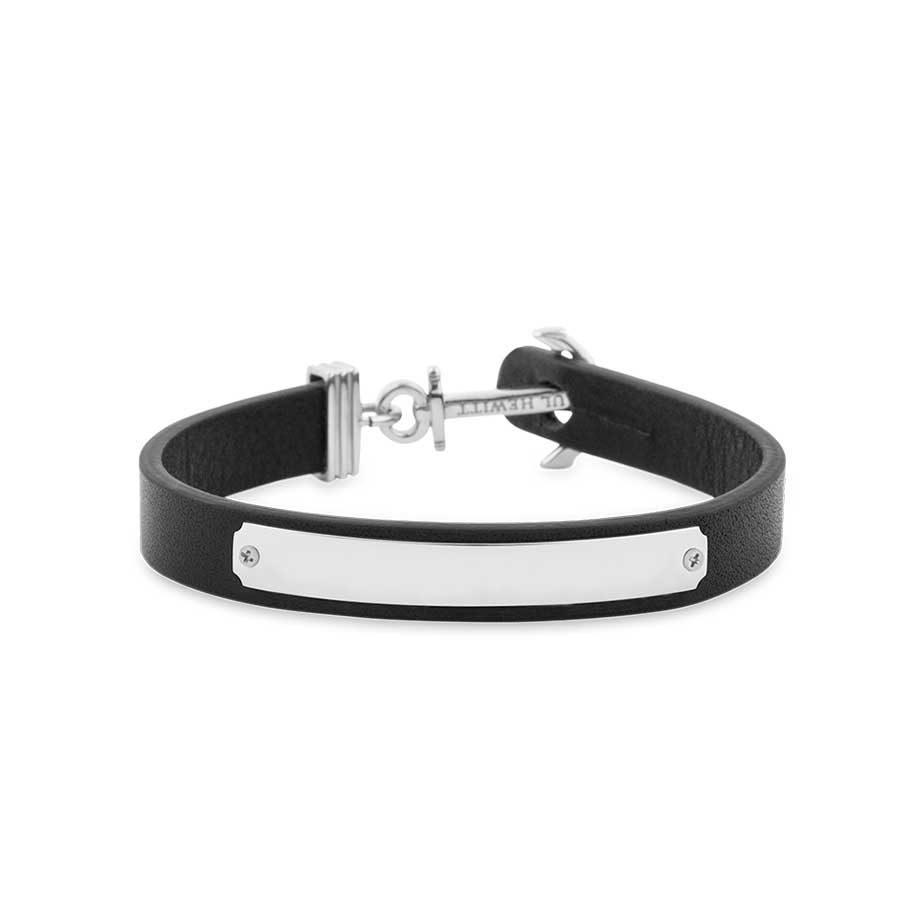 Paul Hewitt Signum Female Coordinates Silver / Black Bracelet