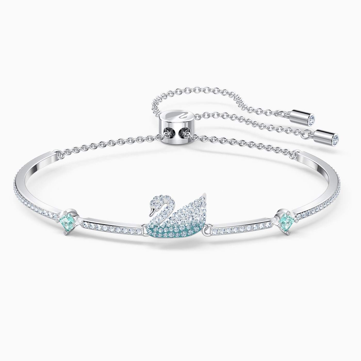 SWAROVSKI - Blue Iconic Swan Bangle