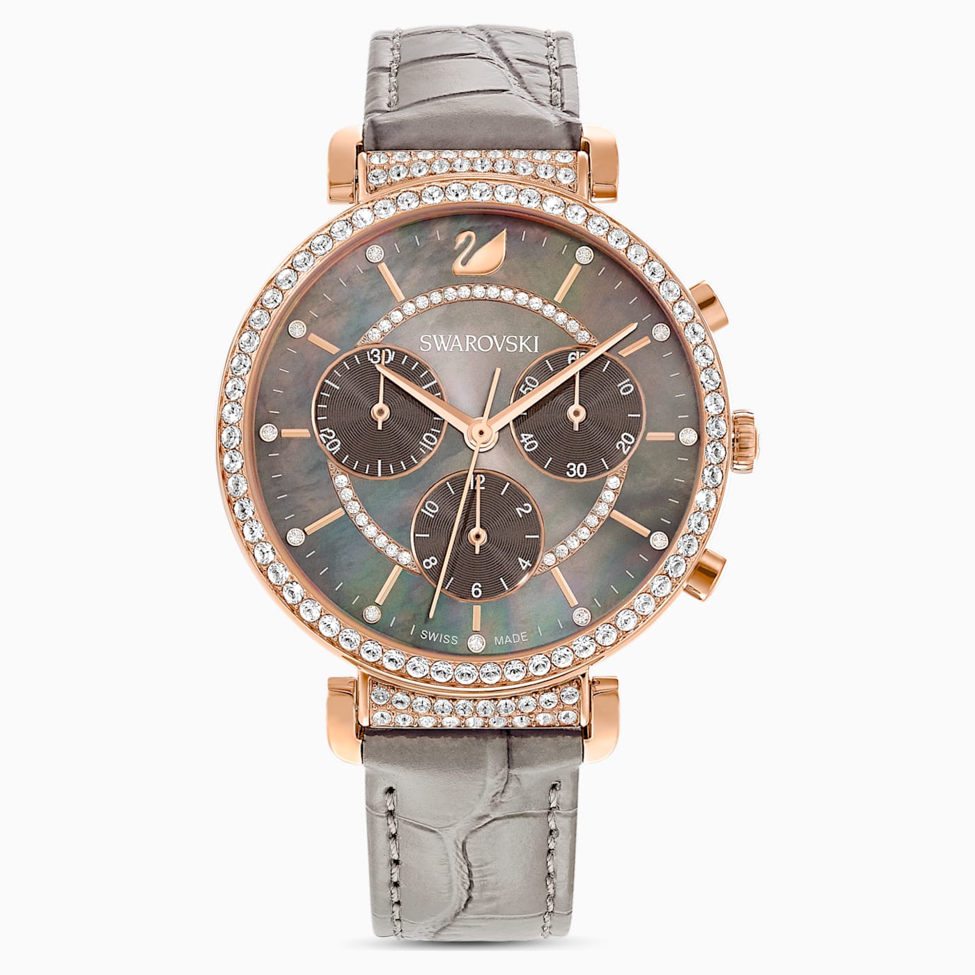 SWAROVSKI - Passage Rose Gold Grey Passage Chronograph Watch