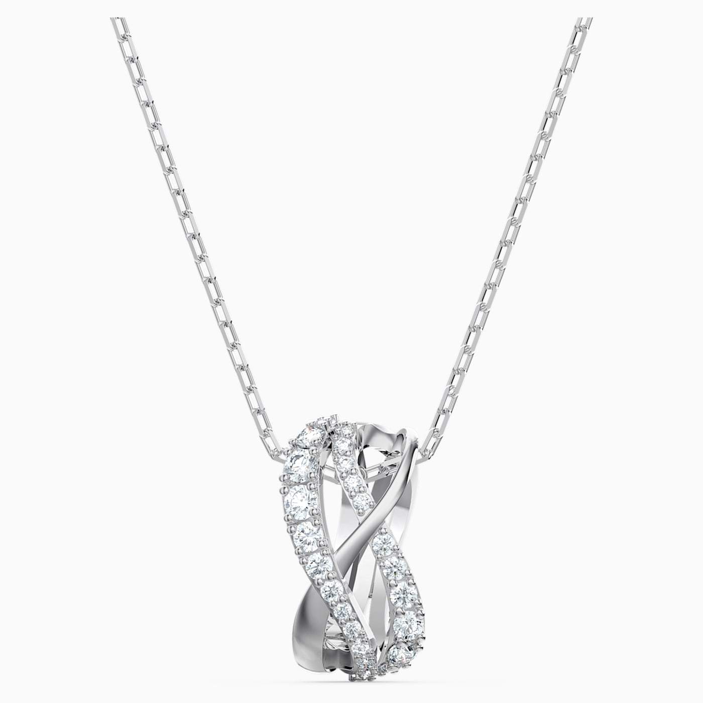 SWAROVSKI - White Twist Rows Pendant