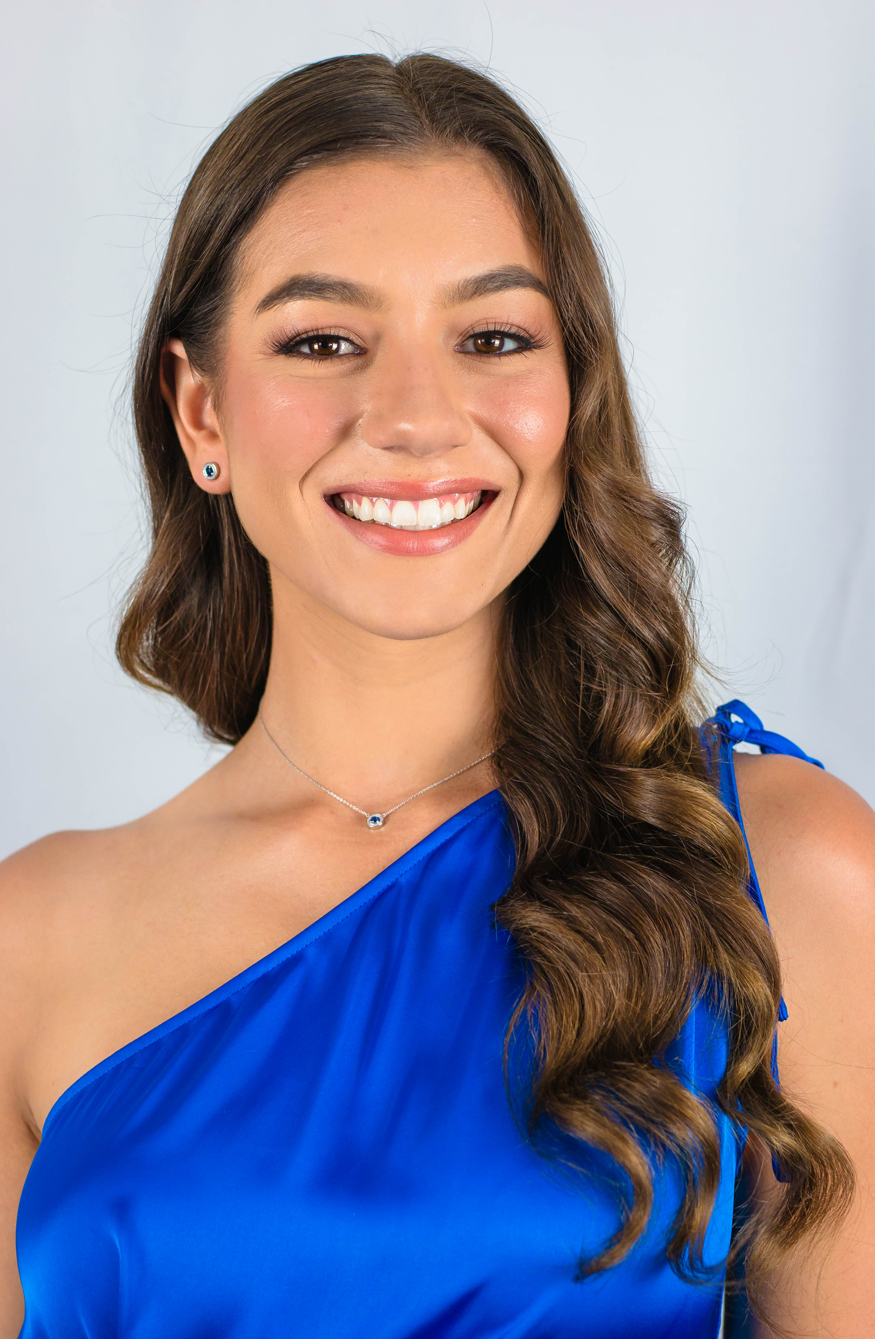 Georgini Milestone Sapphire Halo Earrings in Silver